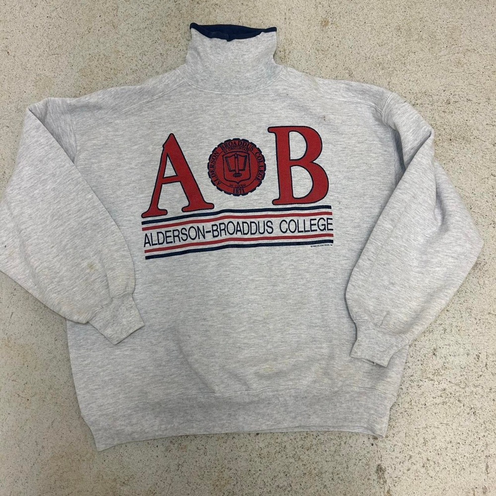 vintage alderson broaddus college turtle neck
